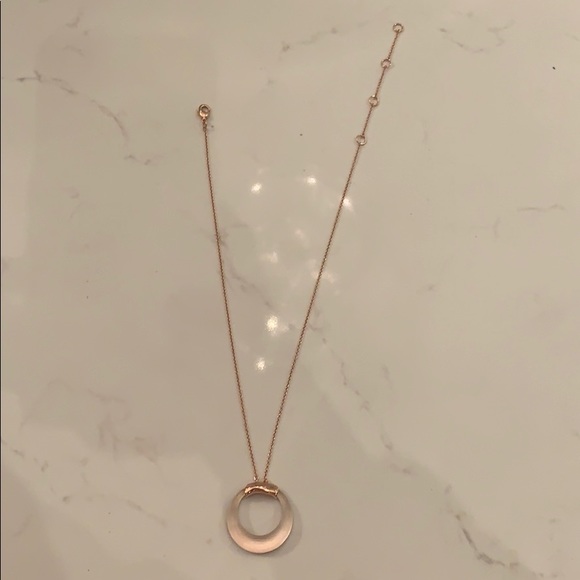 Alexis Bittar Jewelry - Alexis Bittar rose gold lucite necklace